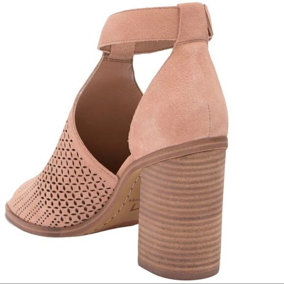 🆕 Marc Fisher leather open toe sandals pink 8  - Picture 4 of 10